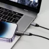 TECH-PROTECT ULTRABOOST Adaptador Lightning para USB-C preto