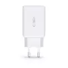 TECH-PROTECT C65W Carregador de parede 3 portas PD 65W / QC3.0 branco
