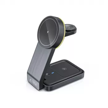 TECH-PROTECT QI15W-A28 3IN1 Carregador sem fios magnético MagSafe preto