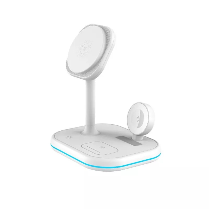 TECH-PROTECT QI15W-A27 3IN1 Carregador sem fios magnético MagSafe branco