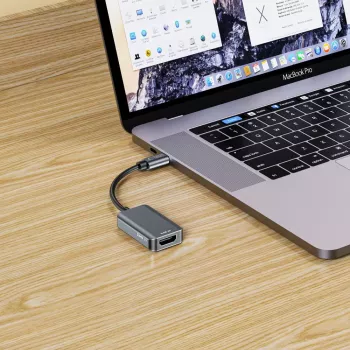 TECH-PROTECT ULTRABOOST Adaptador USB-C para HDMI 4K 60Hz preto