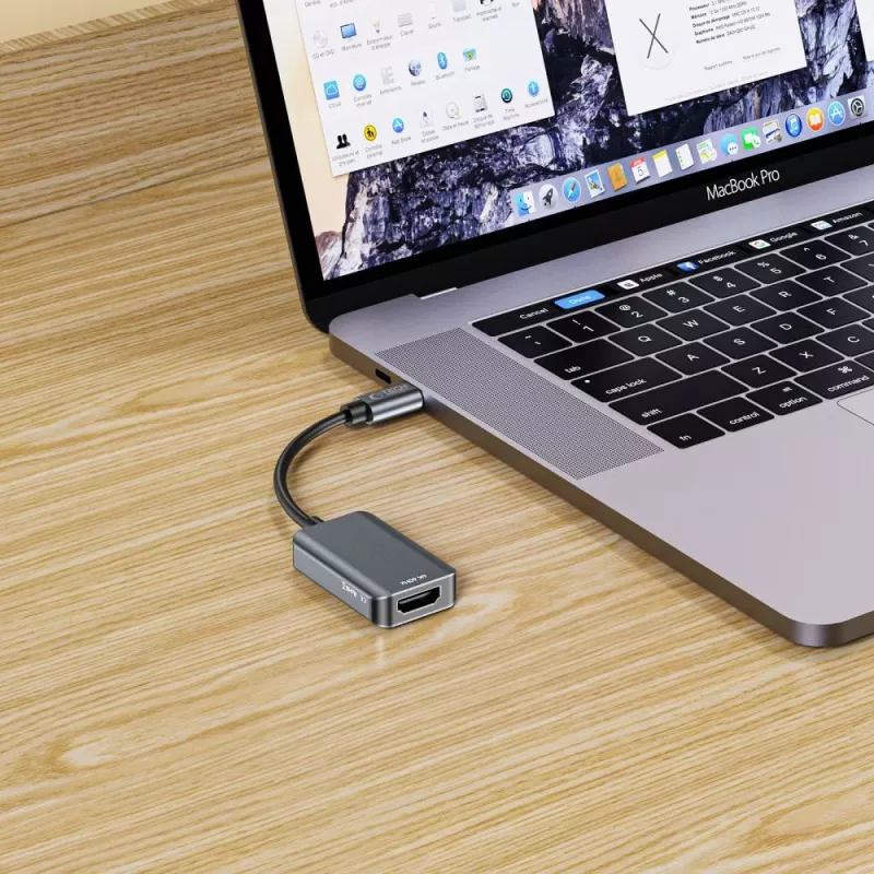 TECH-PROTECT ULTRABOOST Adaptador USB-C para HDMI 4K 60Hz preto