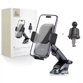 TECH-PROTECT V6 Suporte universal para painel e saída de ar do carro preto