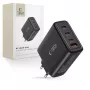 Tech-Protect NC100W-GAN 4-PORT Carregador de parede GaN preto 100W USB-C