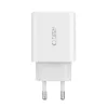 Tech-Protect NC30W Carregador USB-C 3 portas preto 30W