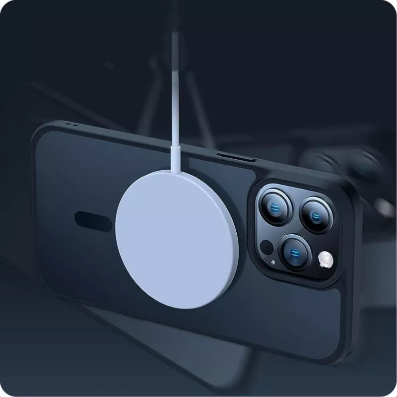 Tech-Protect Magmat Magsafe iPhone 15 Pro transparente preto