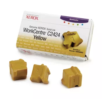 Xerox original Solid Ink Stick amarelo pack de 3 (3400 páginas) 108R00662