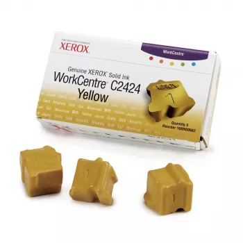 Xerox original Solid Ink Stick amarelo pack de 3 (3400 páginas) 108R00662