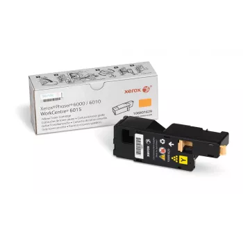 Xerox 106R01629 tinteiro de toner amarelo para Phaser 6000, 6010, 6010N; WorkCentre 6015B, 6015N, 6015NI, 6015V_BC, 6015V_NIC