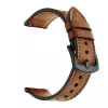 TECH-PROTECT bracelete em pele para Samsung Galaxy Watch 4 / 5 / 5 Pro (40 / 42 / 44 / 45 / 46 mm) castanho