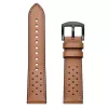 TECH-PROTECT bracelete em pele para Samsung Galaxy Watch 4 / 5 / 5 Pro (40 / 42 / 44 / 45 / 46 mm) castanho