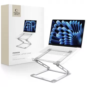 TECH-PROTECT PRODESK suporte universal para portátil prateado