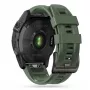 TECH-PROTECT ICONBAND bracelete em silicone Garmin Fenix 5 / 6 / 6 Pro / 7 verde militar