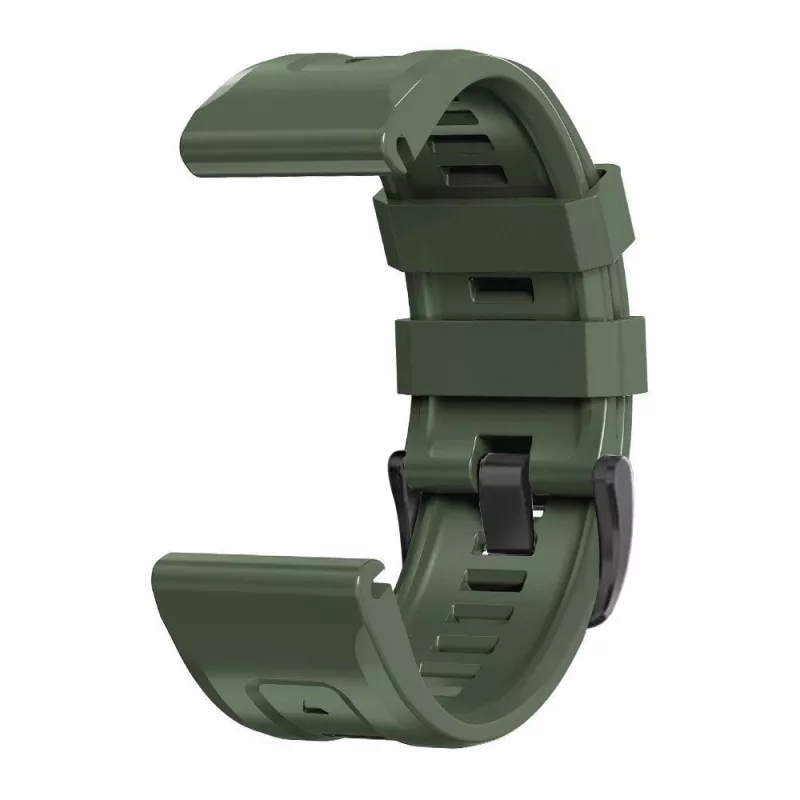 TECH-PROTECT ICONBAND bracelete em silicone Garmin Fenix 5 / 6 / 6 Pro / 7 verde militar