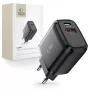TECH-PROTECT C20W carregador de rede de 2 portas PD20W/QC3.0 preto