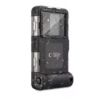 TECH-PROTECT IPX8 capa universal à prova de água para mergulho preta