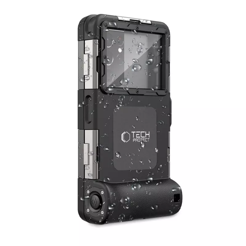 TECH-PROTECT IPX8 capa universal à prova de água para mergulho preta