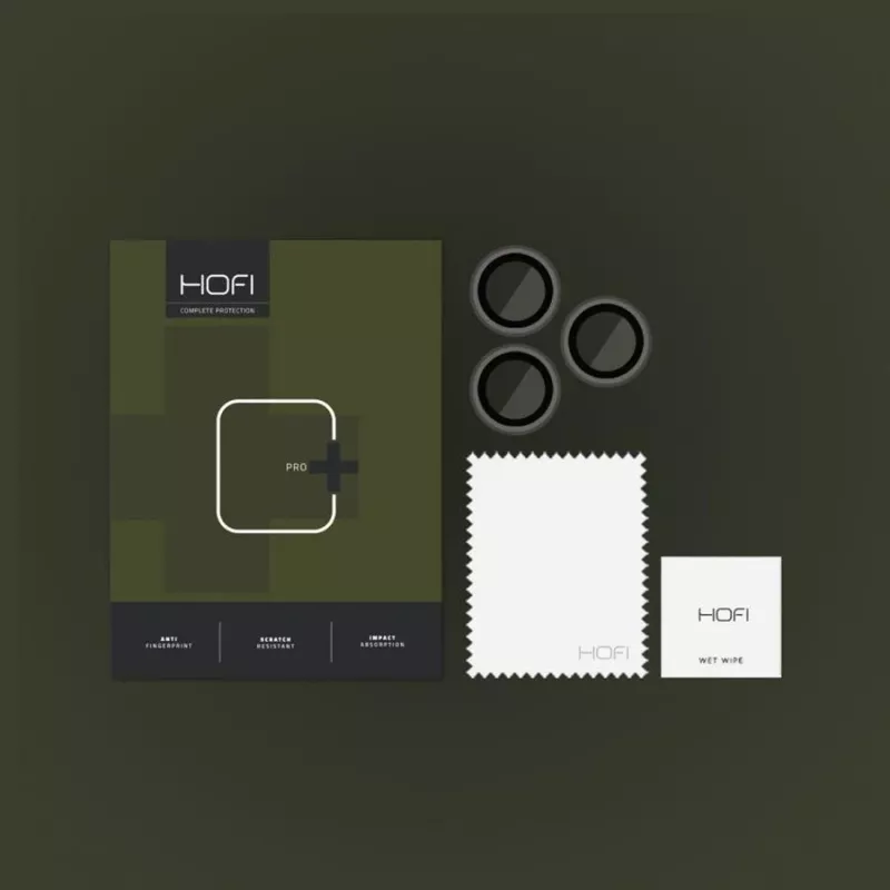 HOFI CamRing Pro+ protetor de lente da câmara para iPhone 14 Pro / 14 Pro Max, preto