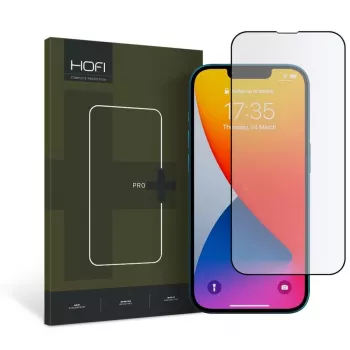 HOFI Glass Pro+ protetor de ecrã em vidro temperado para Apple iPhone 13 / 13 Pro / 14, preto