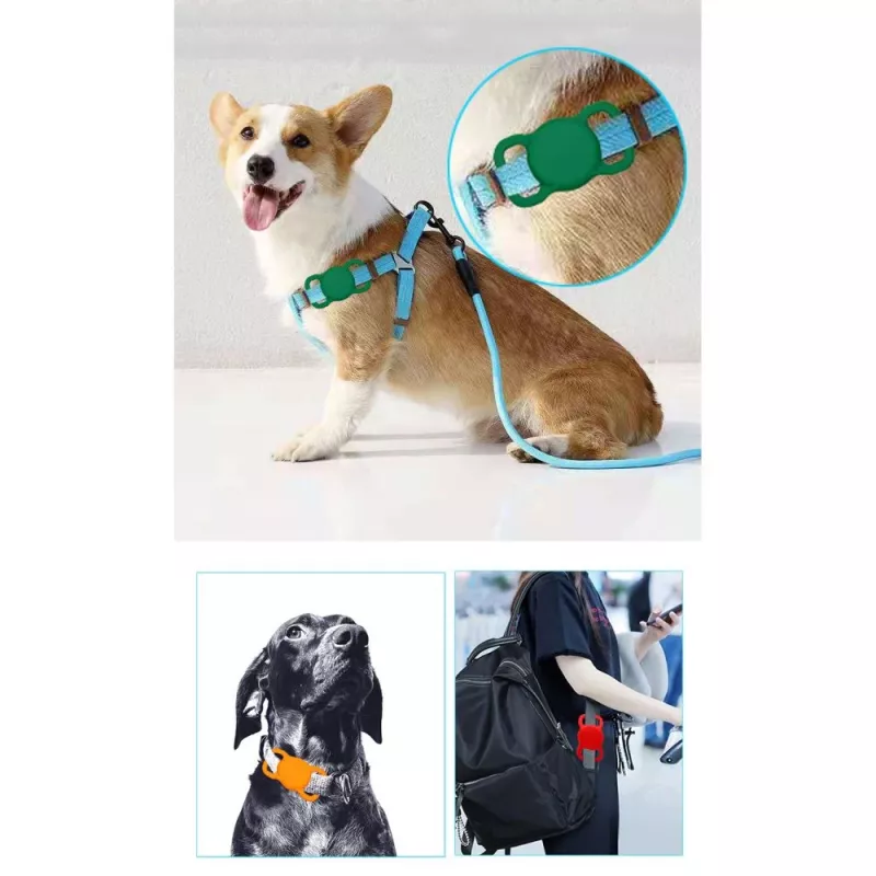 TECH-PROTECT SMOOTH FOR PET APPLE AIRTAG PRETO