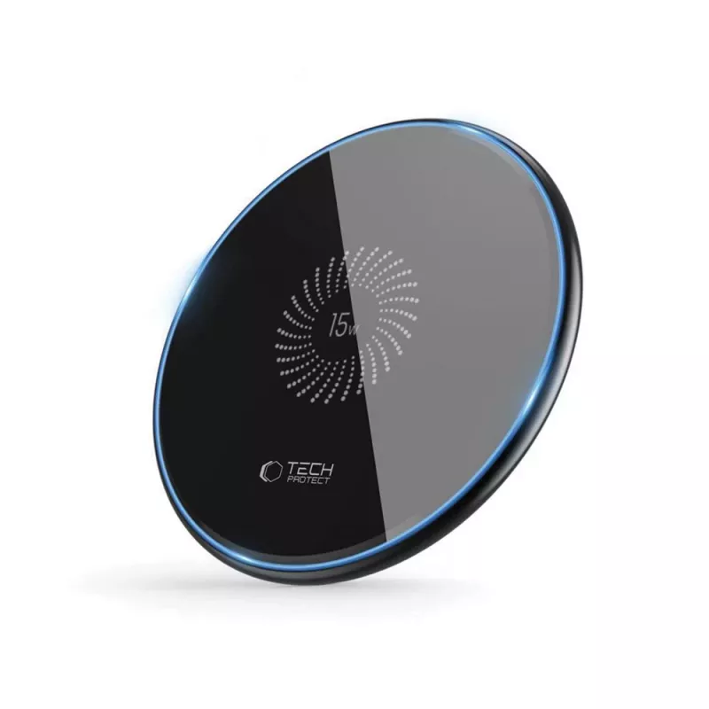 TECH-PROTECT QI15W-C1 carregador sem fios 15W preto