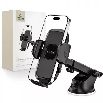 Suporte de carro universal para para-brisas e painel TECH-PROTECT V3 preto