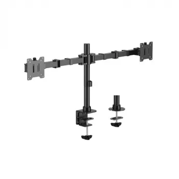 Suporte de mesa para dois monitores Equip 17-35 polegadas rotação 360° 20kg preto