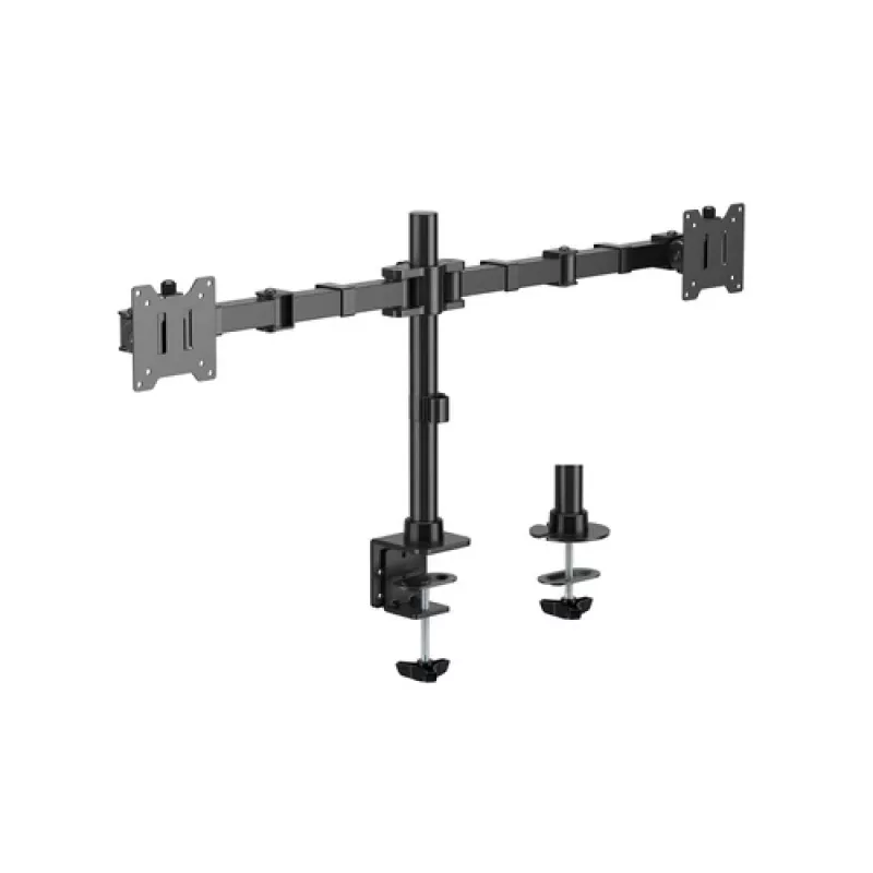 Suporte de mesa para dois monitores Equip 17-35 polegadas rotação 360° 20kg preto