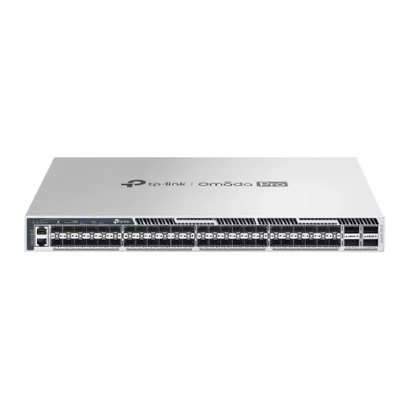 Switch empilhável gerido L3+ TP-Link Omada Pro S7500-48XF4C - 48x 10G SFP+ e 4x 100G QSFP28