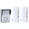 Intercomunicador de áudio com fios EURA ADP-48A3 (RL-3203CC) - branco/prateado