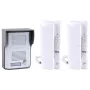 Intercomunicador de áudio com fios EURA ADP-48A3 (RL-3203CC) - branco/prateado