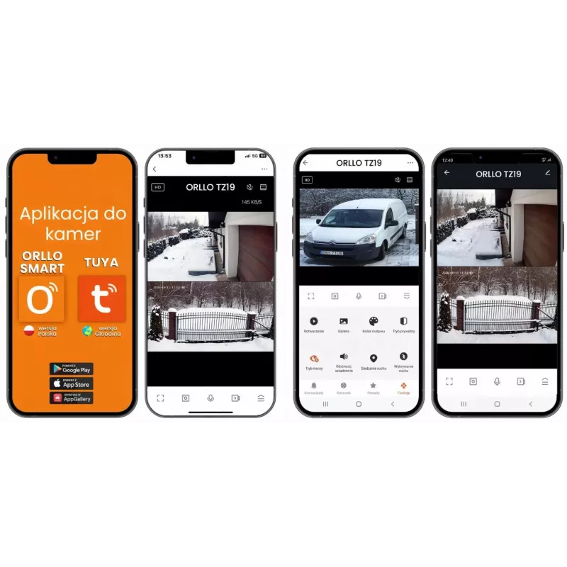 Câmara IP dupla HILOOK Orllo TZ19 (4MP+4MP Wi-Fi 4K IA)