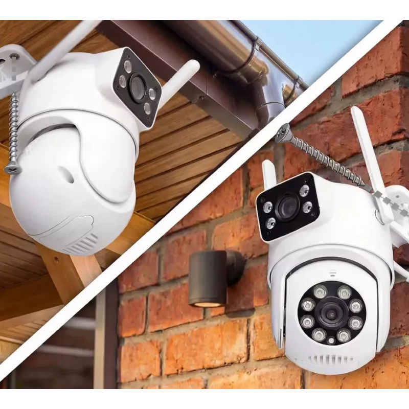 Câmara IP dupla HILOOK Orllo TZ19 (4MP+4MP Wi-Fi 4K IA)