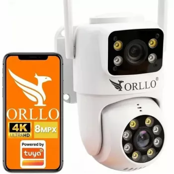 Câmara IP dupla HILOOK Orllo TZ19 (4MP+4MP Wi-Fi 4K IA)