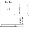 Monitor interior de intercomunicador de vídeo IP Hikvision DS-KH8381-TE1 ecrã tátil de 7 polegadas