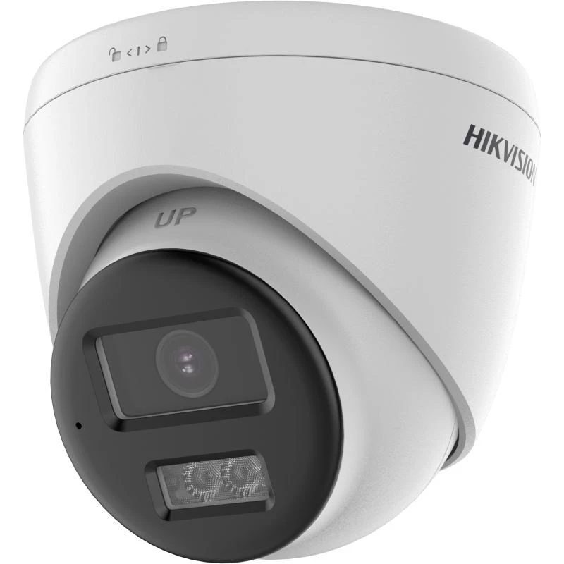 Câmara dome turret HD-TVI Hikvision DS-2CE78D0T-LTS(2.8mm) 2 MP com função de intercomunicador, objetiva de distância focal fixa