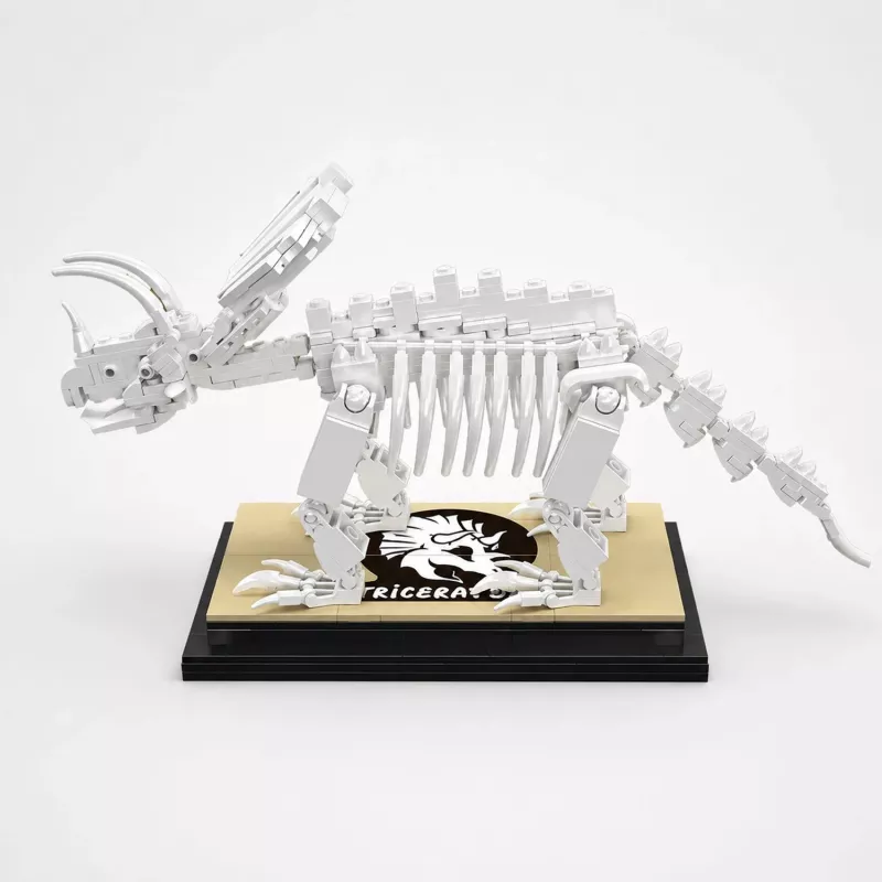 Conjunto de blocos de construção Mould King Triceratops Dinosaur Fossil 29006 (397 peças)