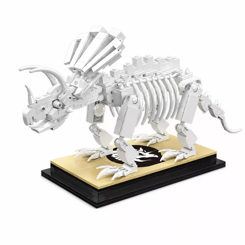 Conjunto de blocos de construção Mould King Triceratops Dinosaur Fossil 29006 (397 peças)