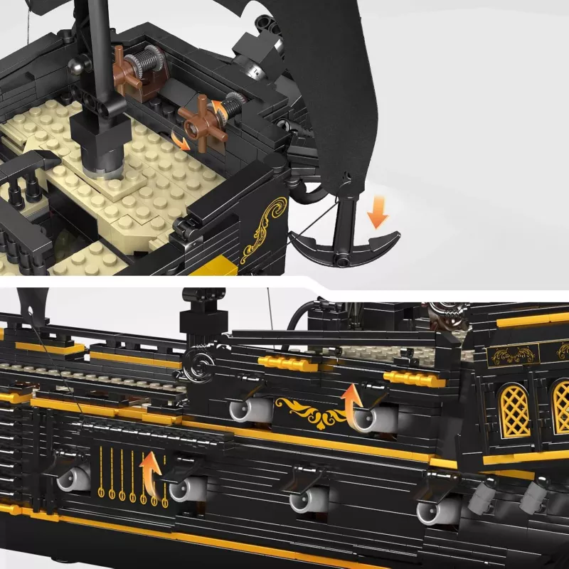 Conjunto de construção MOULD KING B.P. 13199 supercarro Technic (3180 peças)