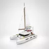 Conjunto de blocos de construção Mould King Catamaran Sailboat 10217 (890 peças)