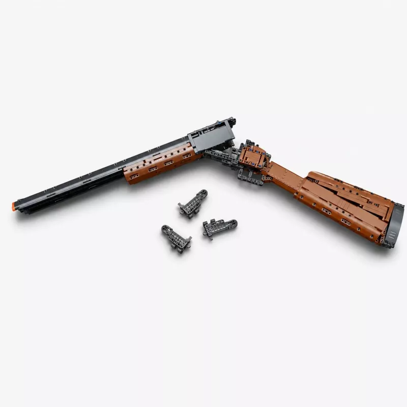 Conjunto de blocos de construção Mould King Double Barrel Shotgun 14016S (1054 peças)