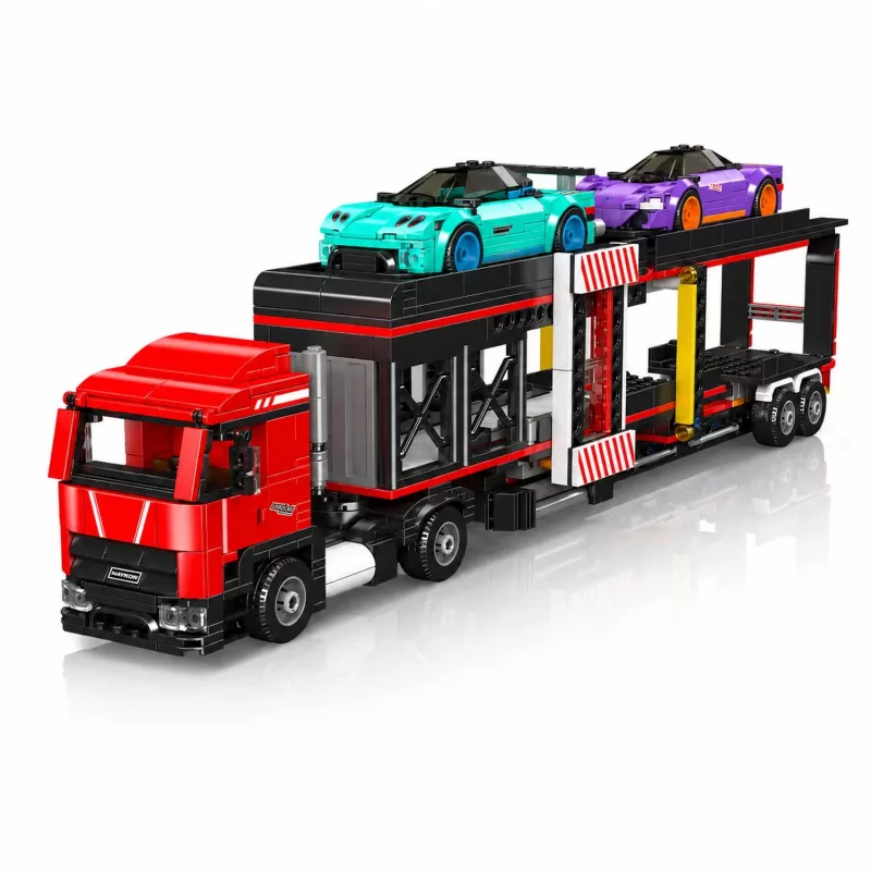 Conjunto de blocos de construção Mould King Sportscar Transporter Truck 24078 997 peças