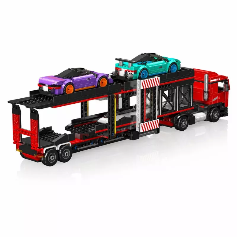 Conjunto de blocos de construção Mould King Sportscar Transporter Truck 24078 997 peças