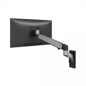 Ergotron LX Pro Braço Único para Monitor - Alumínio Polido - Fixação por Braçadeira/Ilhó para Secretária - para ecrãs até 34 polegadas