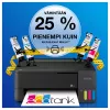 Epson EcoTank ET-1910 Impressora Multifunções de Jato de Tinta - Cor - Imprimir, Digitalizar, Copiar - A4, Legal - Até 11 páginas/min. de impressão - Alimentador de 100 folhas - Wi-Fi