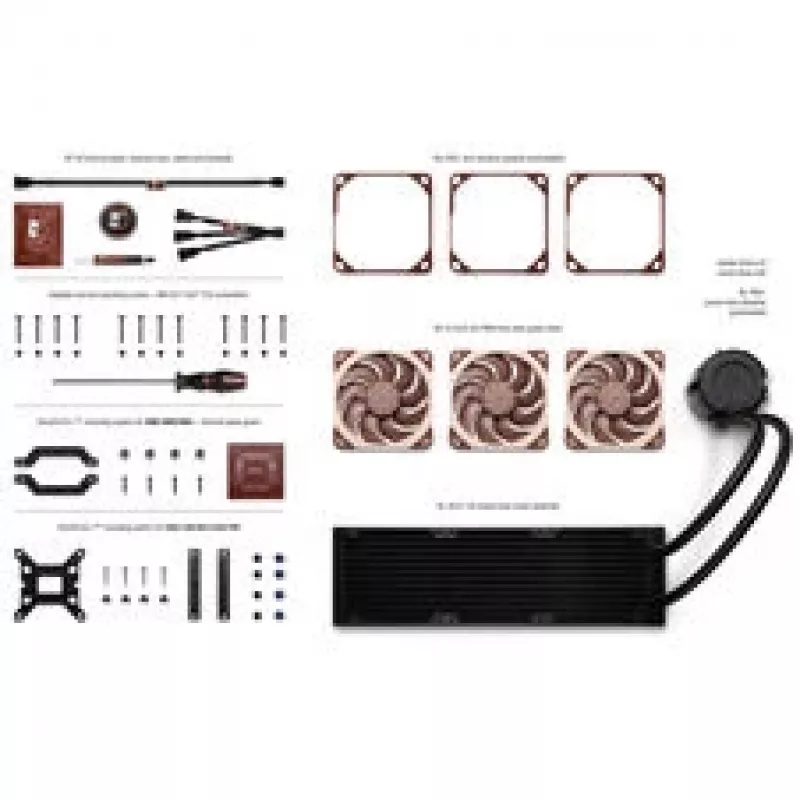 Noctua NL-LC1-36 Refrigeração Líquida AIO 360mm, Preto/Castanho