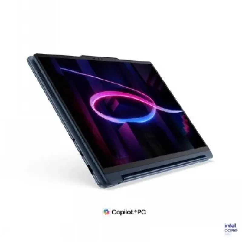 Lenovo Yoga 9 2-em-1 14IPH11 Intel, Cosmic Blue, 14 polegadas OLED Ecrã Tátil 2.8K WQXGA+, Intel Core Ultra 7 355, 32 GB LPDDR5X, 1 TB SSD, Intel Graphics, Windows 11 Home, Teclado Inglês, Retroiluminação, Wi-Fi 7, Bluetooth 5.4, Sem Fonte de Alimentação