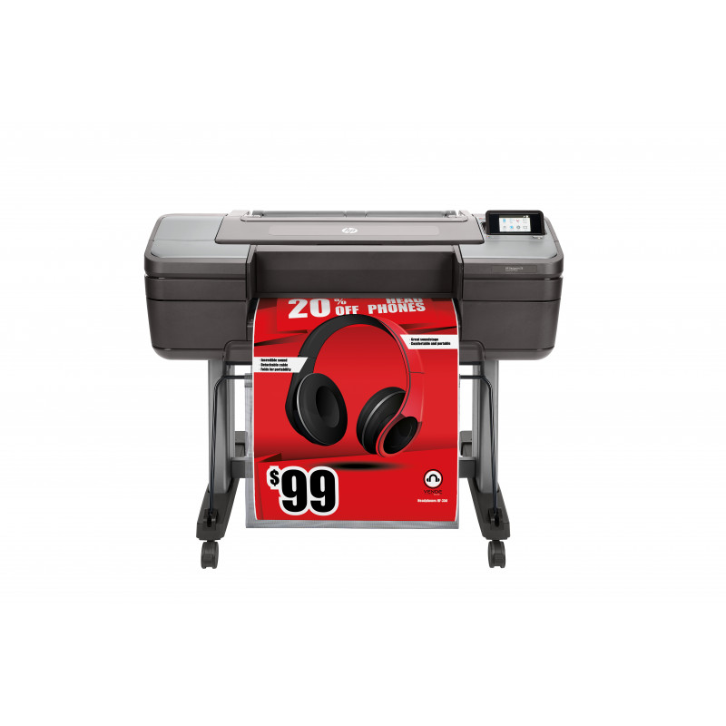 HP DesignJet Z6 PostScript Impressora de Grande Formato 24 polegadas - Cor - Jato de Tinta - Rolo (61 cm)