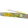 Metro articulado de madeira STABILA 600 2 m métrico branco/amarelo