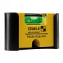 Nível de bolso STABILA Type 81 S Pocket Electric, 7 cm, amarelo, precisão 1,0 mm/m, com íman e clipe de cinto